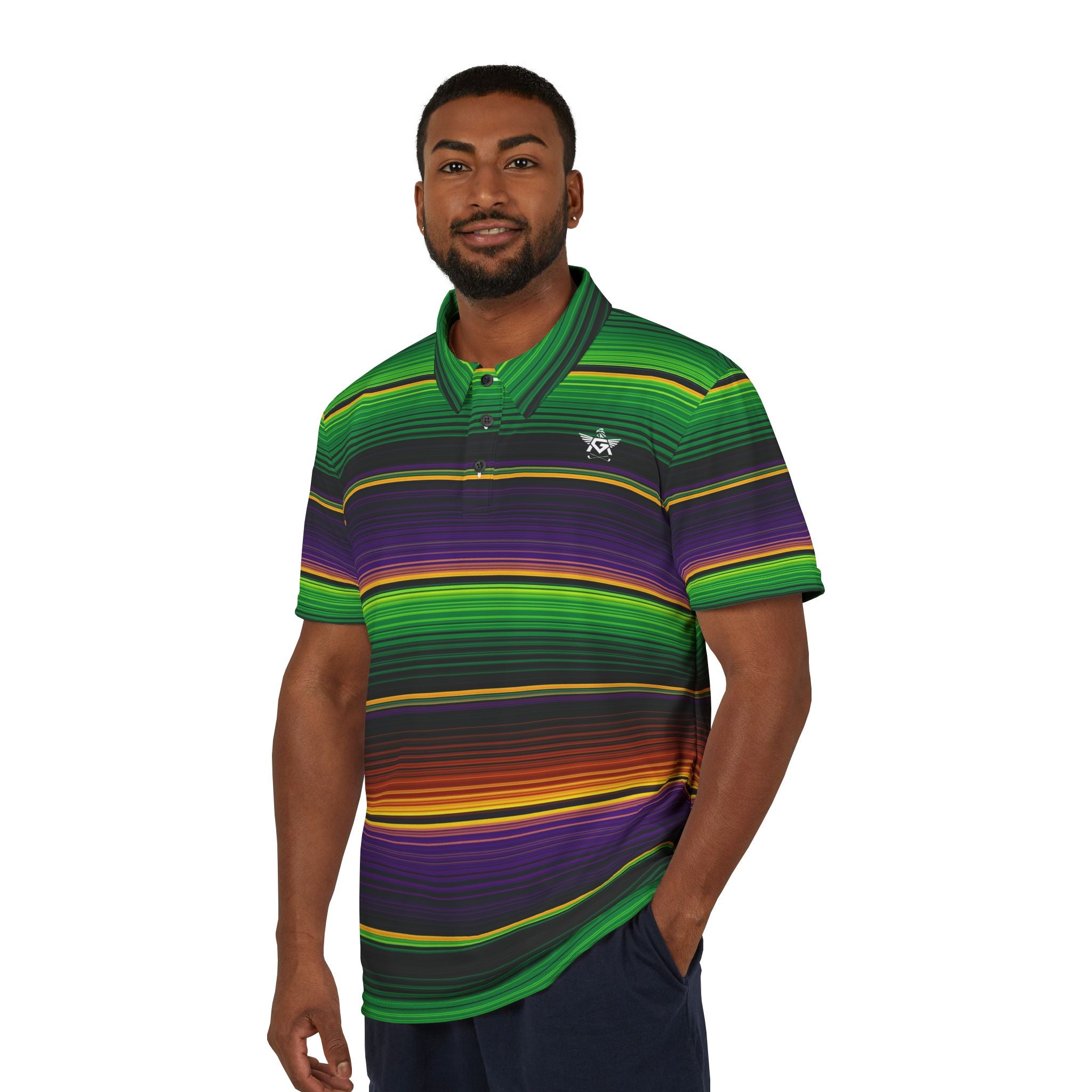 Spooky Glow Serape Polo