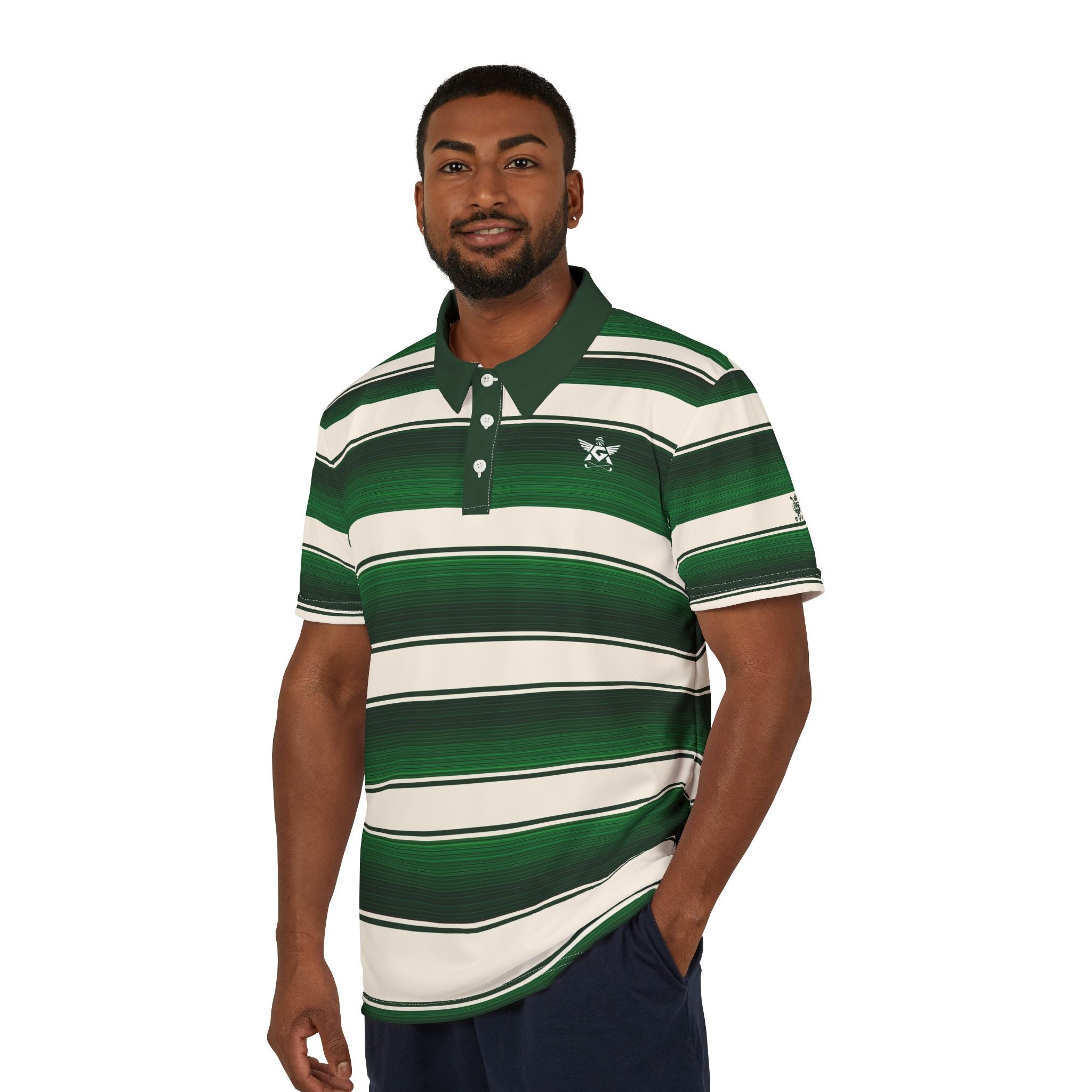 Azteca Greens x Guey on the Green Serape Polo