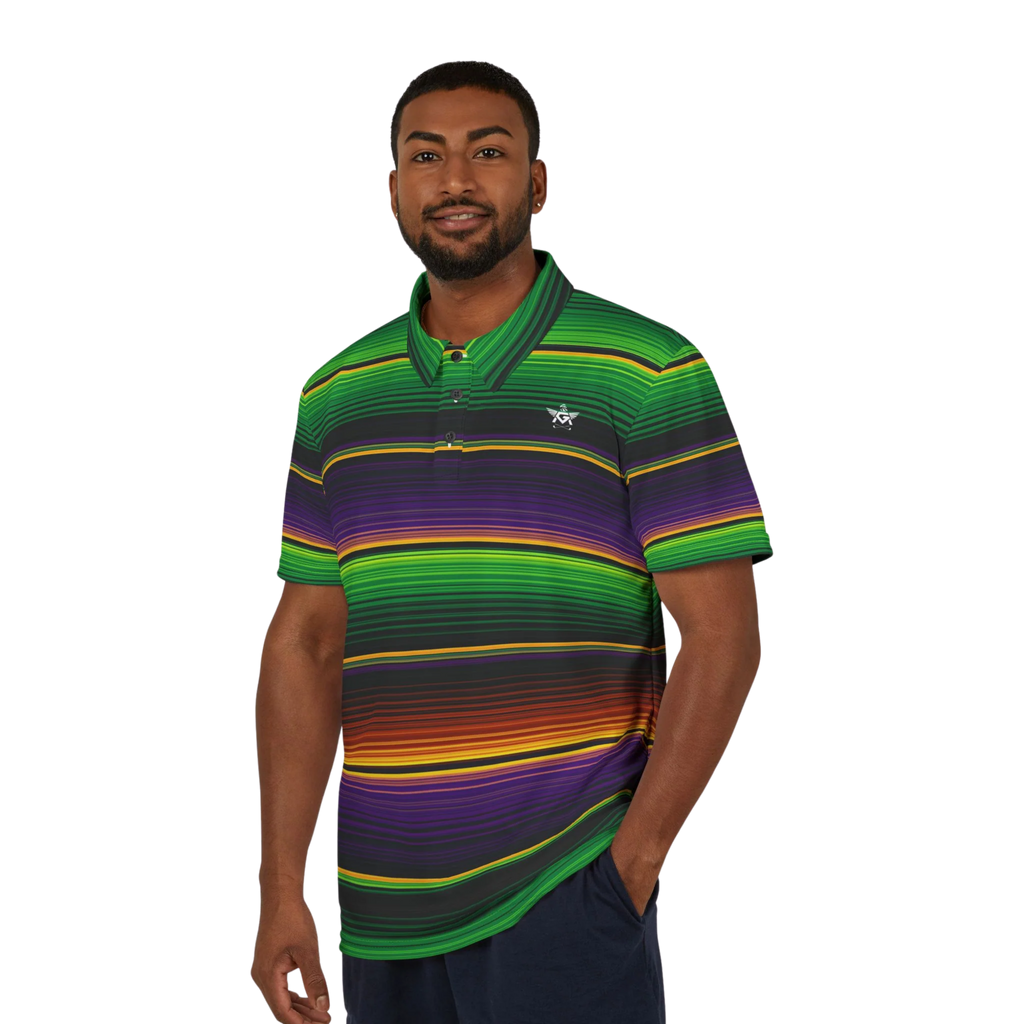 Spooky Glow Serape Polo