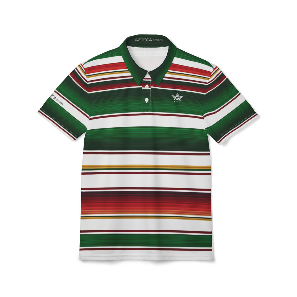 Azteca Greens Serape Polo