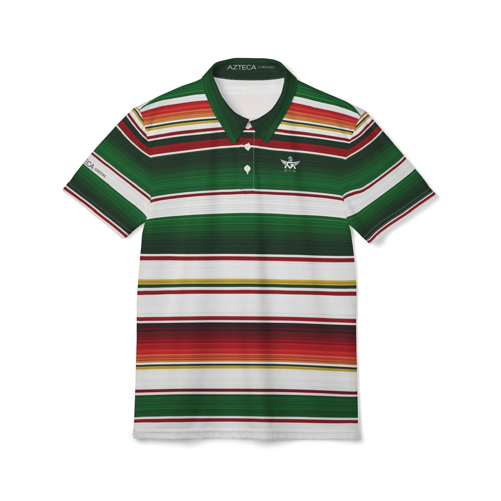 Azteca Greens Serape Polo